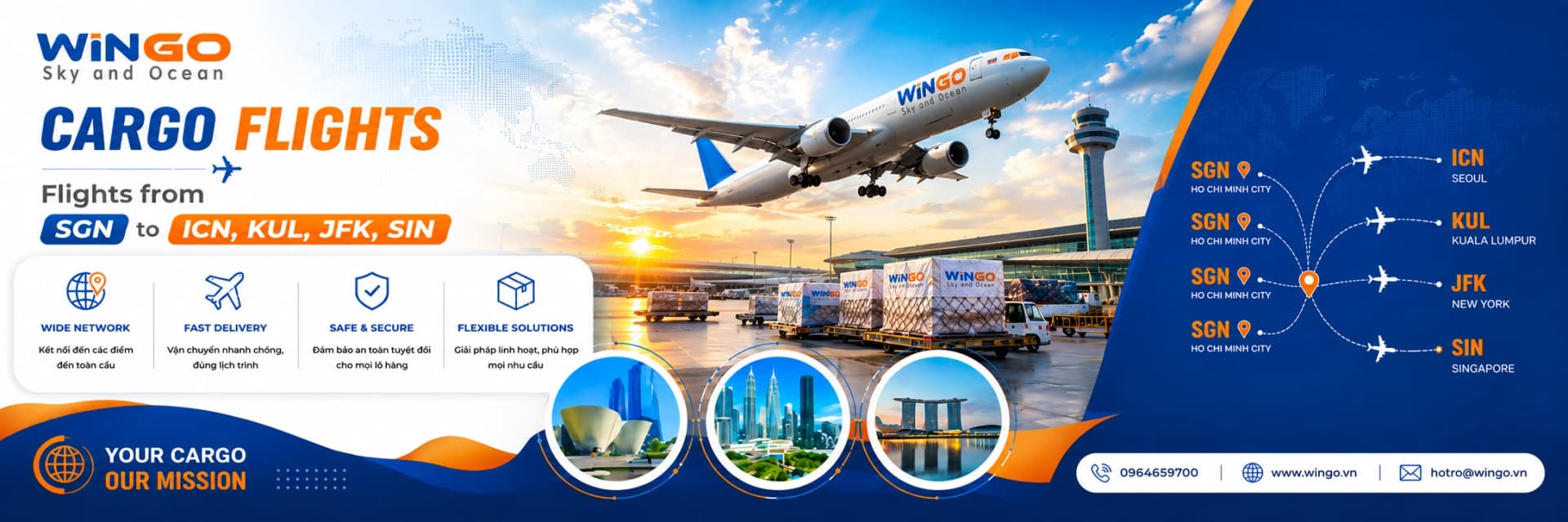 Wingo Logistics - vận chuyển quốc tế